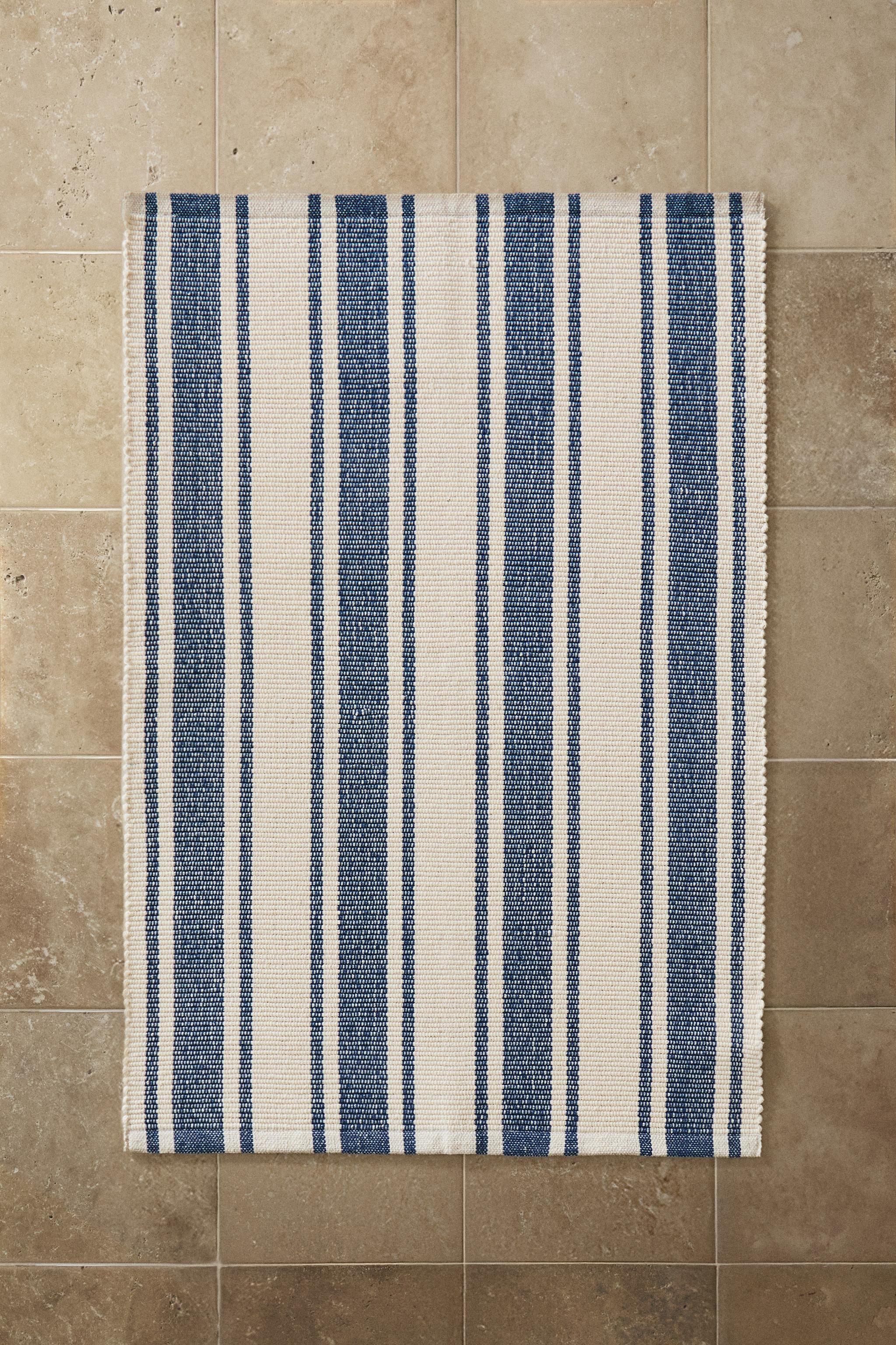 TAPIS DE BAIN RAYURES IRRÉGULIÈRES